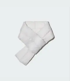 【新品未使用】UNIQLO ヒートテックライニングパデッドマフラー　オフホワイト