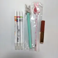 ペンまとめ売り　色が変わるペン　光るペン　リップ型ペン