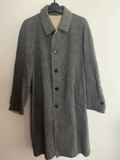 CAMPUX ヘリンボーン と無地リバーシブルコート 90’sヴィンテージ