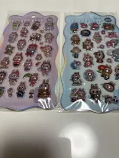 ラブブ 立体 ぷくぷくシール 2セット④
