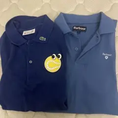 LACOSTE x YASBUKE & Barbour ポロシャツ2枚セット