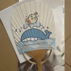 ちいかわ もぐもぐ本舗 うちわ ノベルティ 川越店　うさぎ 非売品