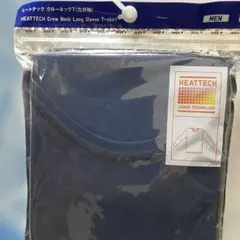 HEATTECH クルーネック長袖Tシャツ ネイビー