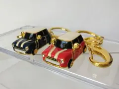 BMC ミニクーパー USB メモリー ゴールドチェーン ２台セット