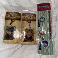 未開封】ヒロアカ　メタルキーホルダー 連結アクリルチャーム緑谷出久爆豪勝己轟焦凍