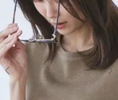 ROPÉ PICNIC 【洗濯機OK】LEVITAゼロスリーブサマーニット