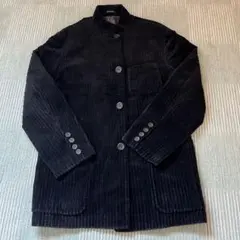 Demon コーデュロイ テーラードジャケット 黒　上下セット