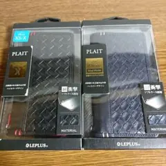 iPhone XS/X用 手帳型ケース ２点セット