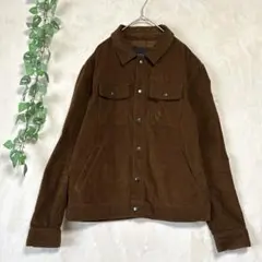 T060 バナナリパブリック コーデュロイジャケット M ブラウン