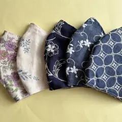 マスク　立体　高級　刺繍　ハンドメイド　大人用