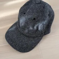 UNIQLO グレーウール混合キャップ