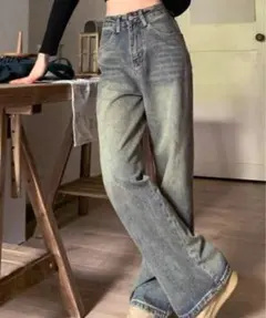 Miniministore ヴィンテージデニムパンツ レディース韓国