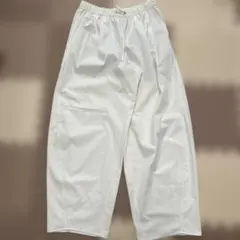 GUバレルレッグプルオンパンツ