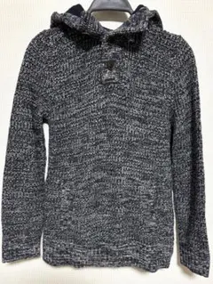 【291295=HOMME】フードニット　Mサイズ相当　ニット