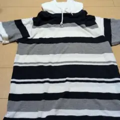 プラスワン　Mサイズ フード付き　半袖