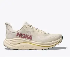 【未使用】HOKA スニーカー CLIFTON 10 WIDE ベージュ