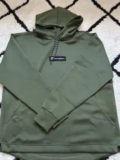 Champion パーカー カーキ