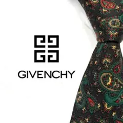 ◆美品◆GIVENCHY ジバンシー ネクタイ 花柄 カジュアル オシャレ