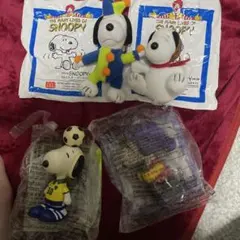 マクドナルドハッピーセット　スヌーピーキャラグッズ4点セット