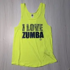 ZUMBA WEAR タンクトップ ネオンイエロー Freeのサムネイル
