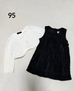 女の子　フォーマルワンピース　95 冠婚葬祭　セレモニー 入園式