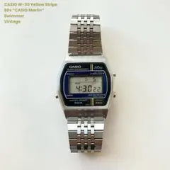 CASIO W-350 80s ”CASIO Marlin” Blue Vint - メルカリ