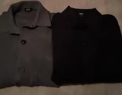 UNIQLO ミラノリブシャツカーディガン　2枚セット