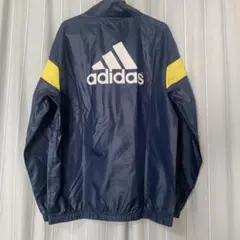 adidas ジャケット 140 ネイビー/イエロー