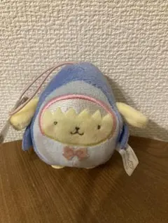 サンリオ　キャラクターズ　どうぶつ着ぐるみマスコット　サメ編　ポムポムプリン