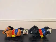 サラブレッドコレクションリールパスケース付きぬいぐるみラウンドワン限定2頭