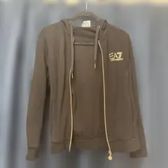 EA7 EMPORIO ARMANI ジップアップパーカー ブラック