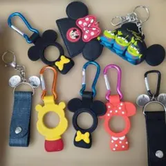 ディズニーキャラクター ミッキー・ミニー キーホルダー ディズニーリゾート