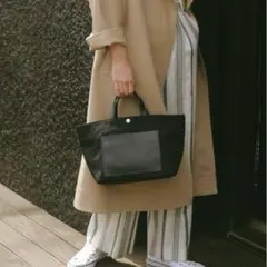 【美品】TOPKAPI カーム　ミニトートバッグ　黒