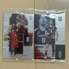関田誠大 バレーボール日本代表 カード 2枚セット