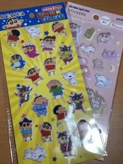 クレヨンしんちゃん シールセット ふわふわ加工とシールがいっぱい