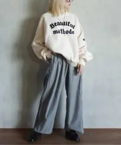 新品　ビットコワイドパンツ