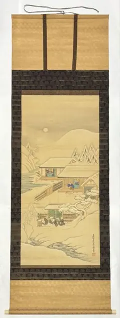 宗祖雪門弘法之図　(親鸞上人枕石寺之図)｜土佐守藤原光貞筆 1幅|浄土真宗のサムネイル