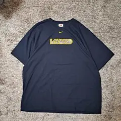 ナイキレイカーズNBA26シーズン選手支給品UsedプラクティスTシャツL