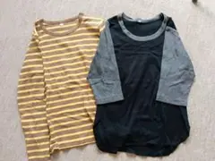 140サイズ Tシャツ 2枚セット　無印良品
