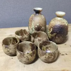 唐津焼 徳利 ぐい呑み 酒器セット 共箱 - メルカリ