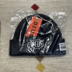 DEUS ニット帽　ネイビー