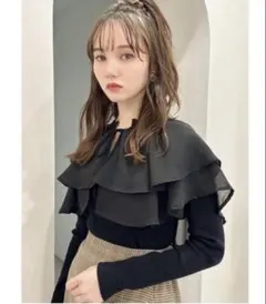 GRL ダブルフリルリボンニットトップス[dr513]