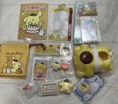 ポムポムプリン　フィギュア　巾着　チケットホルダー　ガチャ サンリオ