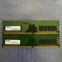 ADTEC メモリー 16GB ADS2666D-HEV8G 8GB 2枚 - メルカリ