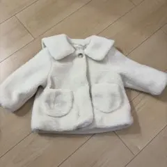 プティマイン　セーラーカラーボアジャケット