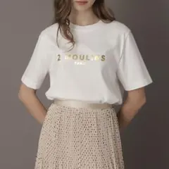 [DRESSTERIOR] ベーシックコットン箔ロゴTシャツのサムネイル