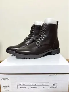 新品　LEPSIM レプシィム レースアップブーツ　ブーツ　ブラウン