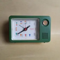 SEIKO クォーツ置時計 レトロカラー ※ジャンク