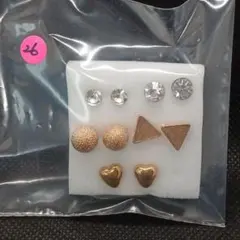 【26】ステンレスピアス セット レディース アクセサリー 価格交渉OK