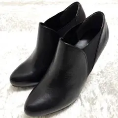 【極美品】DIANA ショートブーツ サイドゴア ブラック ヒール9cm 美脚